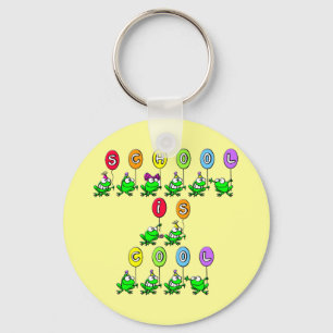 Llavero La escuela es fresca - las ranas