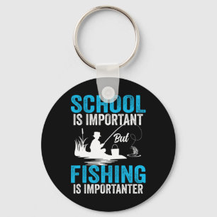 Llavero La escuela es importante pero la pesca es más impo