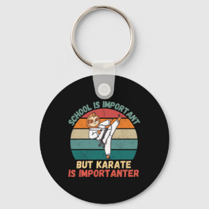 Llavero La Escuela Retro Sloth es importante El Karate es