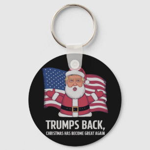 Llavero La espalda de Trump: Navidades se han vuelto grand