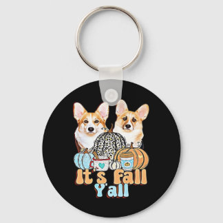 Llavero La estética única de Fall Y'all Corgis