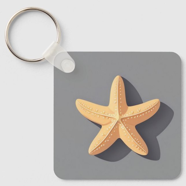 Llavero La estrella de mar y su sombra (Anverso)