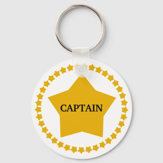Llavero La estrella del oro del capitán (Anverso)