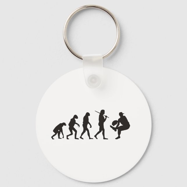 Llavero La Evolución Del Pitcher De Béisbol (Anverso)