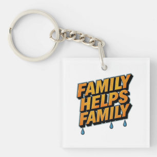 Llavero La familia ayuda a la familia