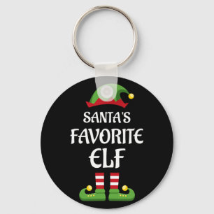 Llavero La familia de elfos favoritos de Santa Grupo de Na