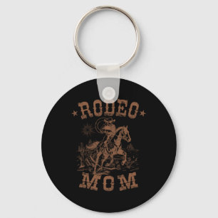 Llavero La familia de la mamá del Rodeo de la mamá del Cow