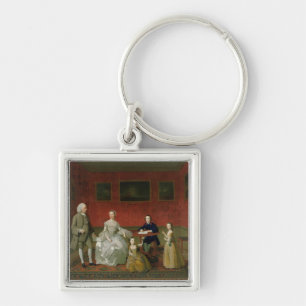 Llavero La familia del Buckley-Verraco, c.1758-60 (aceite