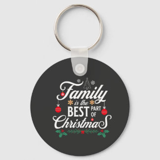 Llavero La familia es la mejor parte de la Navidad
