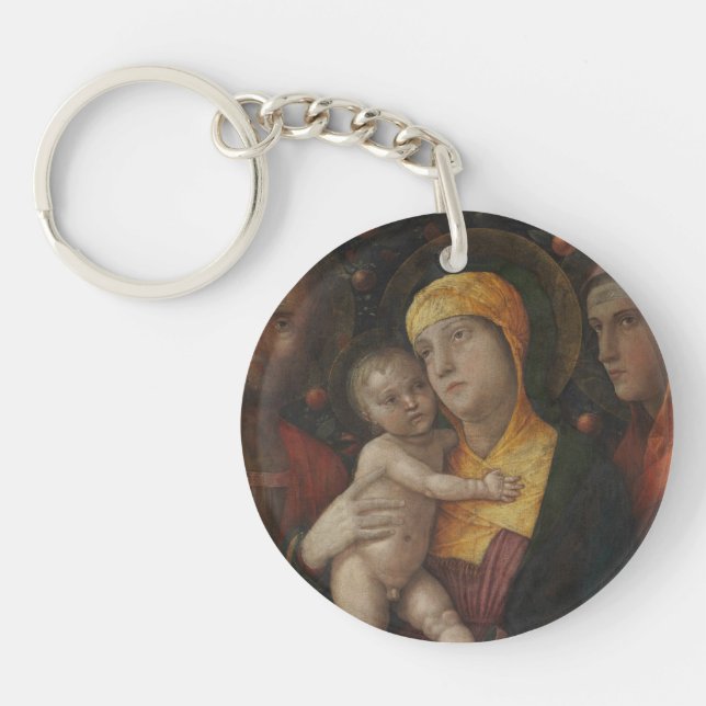 Llavero La familia santa con Santa María Magdalena (Frente)