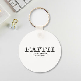 Llavero La fe puede mover las montañas Mateo 17