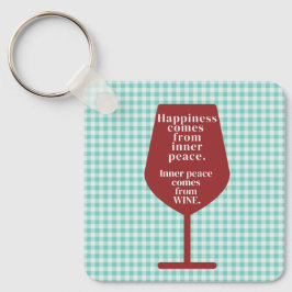 Llavero La felicidad es arte de palabras cómicas de citas 