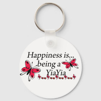 Llavero La Felicidad Es Ser Una Mariposa YiaYia