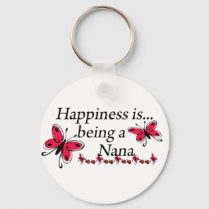 Llavero La Felicidad Es Ser Una Nana MARIPOSA