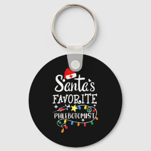 Llavero La Flebotomista Favorita de Santa Navidad Flebotom