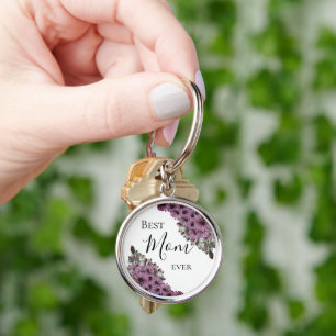 Llavero La floral de lavanda más elegante que nunca