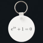 Llavero La fórmula Euler<br><div class="desc">Muestra tu amor por las matemáticas y tu apreciación por tu educación matemática con este tabernáculo de sutileza. La identidad de Euler involucra los números especiales 0 y 1 y relaciona los números trascendentales e y pi con enteros. Esto se debe a la identidad de Euler, que en sí misma...</div>
