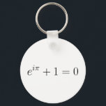 Llavero La fórmula Euler<br><div class="desc">Muestra tu amor por las matemáticas y tu apreciación por tu educación matemática con este tabernáculo de sutileza. La identidad de Euler involucra los números especiales 0 y 1 y relaciona los números trascendentales e y pi con enteros. Esto se debe a la identidad de Euler, que en sí misma...</div>