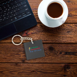 Llavero La fortuna de Proverb favorece al valiente keychai