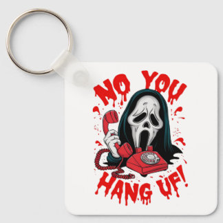 Llavero la franquicia _Scream_ sostiene un redphone
