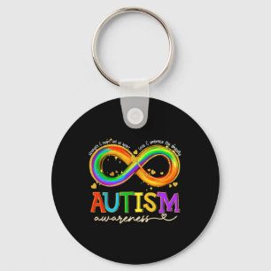 Llavero La Fuerza De Conciencia Del Autismo Y El Corazón N