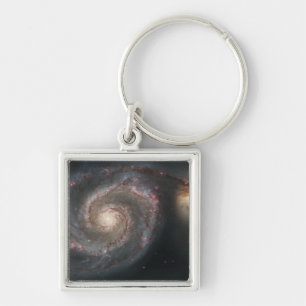 Llavero La galaxia de remolinos (M51) y la galaxia conexa