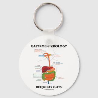 Llavero La Gastroenterología Requiere Gotas (Sistema Diges
