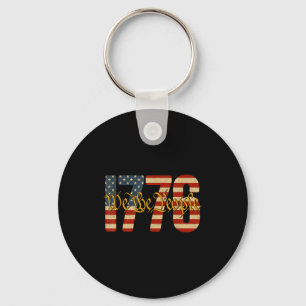 Llavero La gente bandera estadounidense vintage 1776 patri