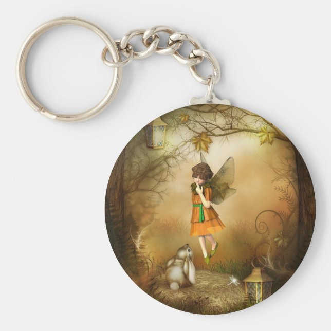Llavero La hada del otoño (Frente)