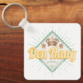 Llavero La Haya City Holanda Retro Holland Vintage