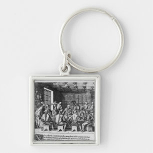 Llavero La historia del huevo de Cristóbal Colón