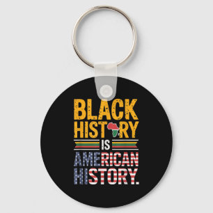 Llavero La historia negra es la historia estadounidense y