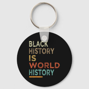 Llavero La historia negra es la historia mundial orgullosa