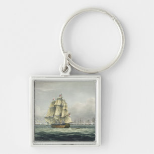 Llavero La HMS Victory que navegaba para la línea frances