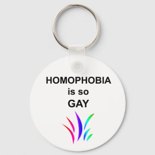 Llavero La homofobia es tan gay