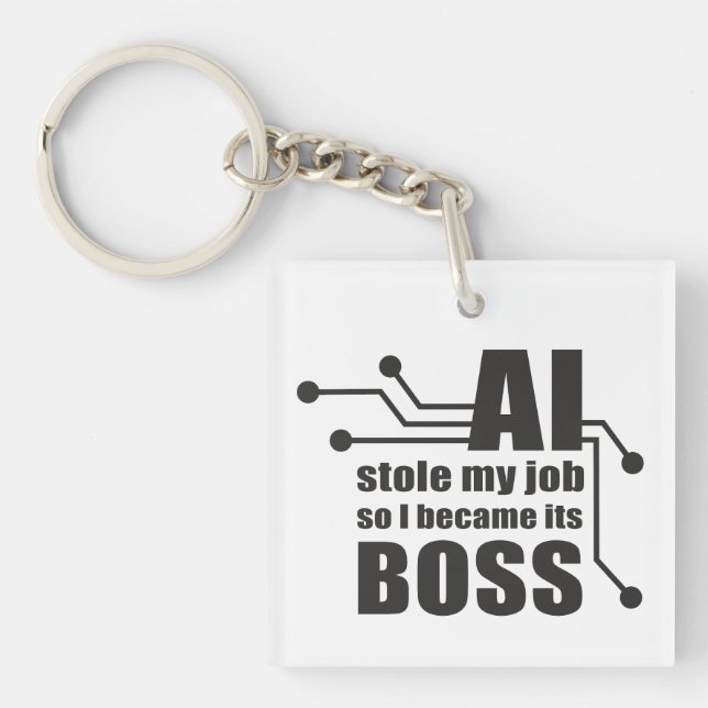 Llavero La IA Me Robó El Trabajo, Así Que Me Convirtí En S (Frente)