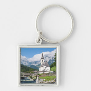 Llavero La iglesia parroquial de Ramsau en Baviera, Aleman