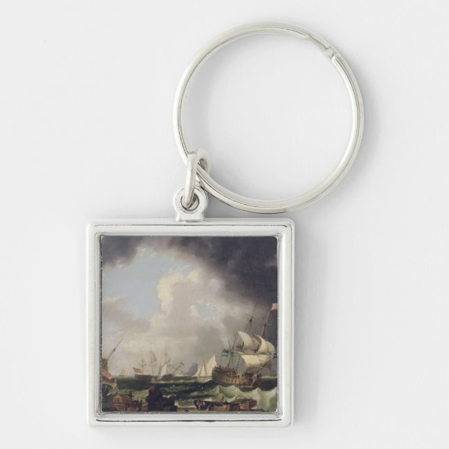 Llavero La industria pesquera, c.1764 (aceite en lona) (Frente)