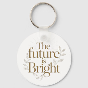 Llavero La inspiración para maestros: El futuro es brillan
