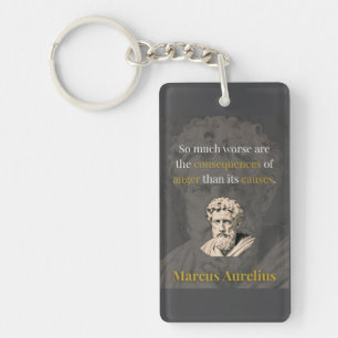 Llavero La ira te lastima más: Marco Aurelio sobre la mode