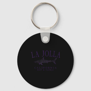 Llavero La jolla california plum arte vintage pesca
