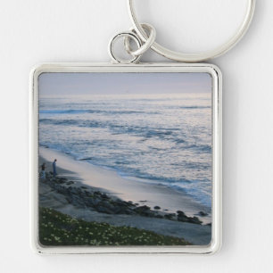 Llavero La Jolla Cove Beach Sunset Personalizado Keychain