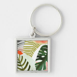 Llavero La jungla pega la vegetación tropical