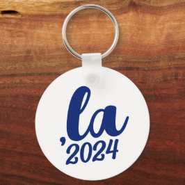 Llavero ,la Kamala coma pronuncia texto azul 2024