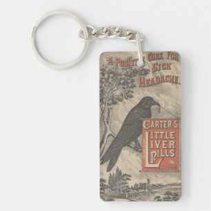 Llavero La Keychain de la Ephemera de las Píldoras Hepátic