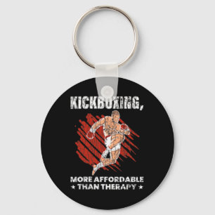Llavero La kickboxing es terapia divertida kick boxer boxe
