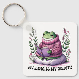 Llavero La lectura de Froggy es mi terapia