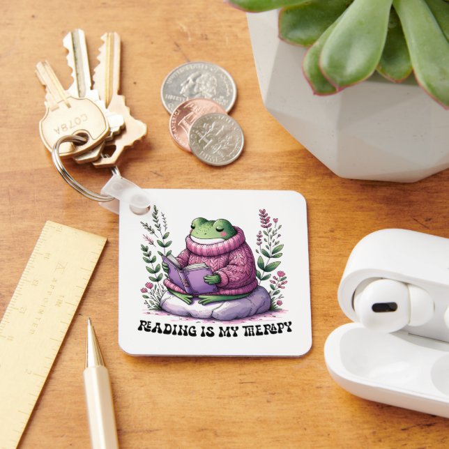 Llavero La lectura de rangos es mi terapia (Escritorio )