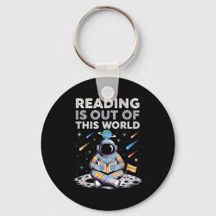 Llavero La lectura es de otro mundo libros de astronautas