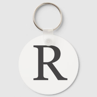 Llavero "la letra R"